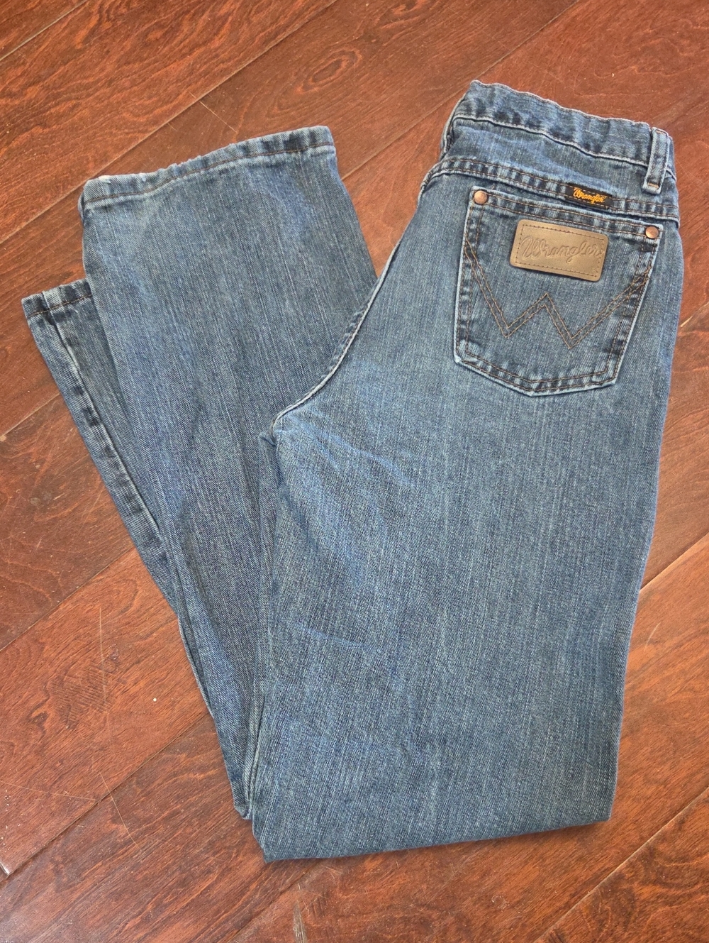 Wrangler Boys 16 Medium Blue Straight-Leg Jeans